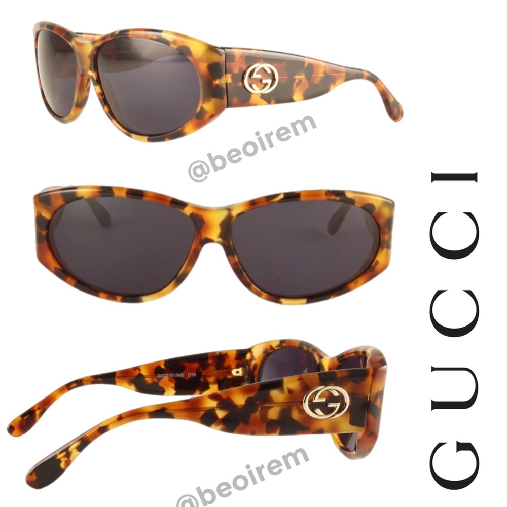 🇮🇹 NeW GuCci HaVaNa t0rT0iSe Br0wN G0ld SuNgLaSsEs 🐆